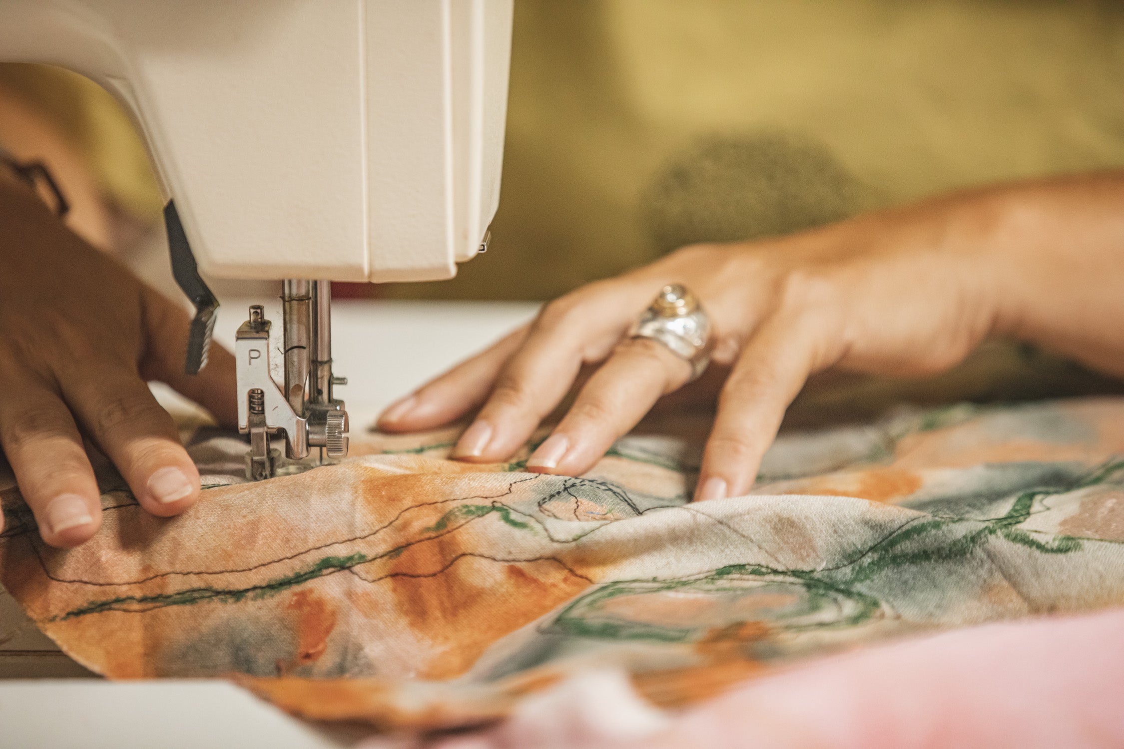 Textile artwork by Gillian Schultze